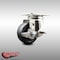Service Caster 3 Inch 316SS Hard Rubber Wheel Swivel Top Plate Caster with Brake SCC-SS31620S314-HRS-TLB - alternate 2